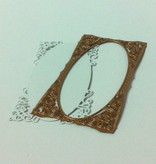 Spellbinders und Rayher Spellbinder, stempelen en embossing stencil, Pretty sierlijst