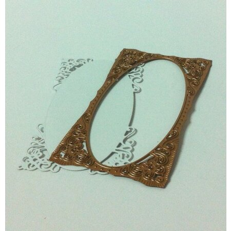 Spellbinders und Rayher Spellbinder, estampado y cliché de estampado, marco Pretty decorativo
