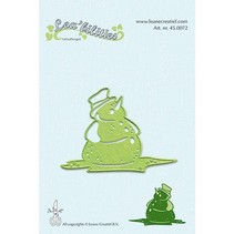 Leabilities, stamping - and embossing template Snowman