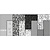 DESIGNER BLÖCKE  / DESIGNER PAPER Carta decoupage, assortimento bianco e nero, fogli 25x35 cm, 8 specie. Foglio
