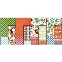 Decoupage papier, kleurbereik, vel 25x35 cm, 8 sorteren. Vel