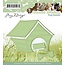 Amy Design Stempelen en embossing stencil, Animal Medley, hond huis