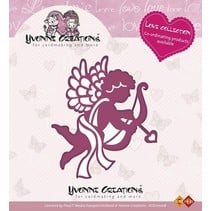 Stempling og prege sjablong, Yvonne Creations, kjærlighet Collection, Cupid