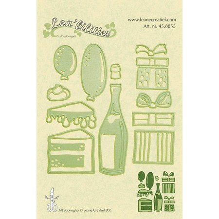 Leane Creatief - Lea'bilities Punching - and embossing stencil, Party