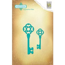 Vintasia gaufrage et tapis de coupe, clé