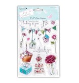 Stempel / Stamp: Transparent Klare frimerker, Lucy Cromwell - Bunting, 15 fag