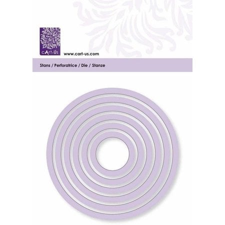 Cart-Us Cutting template, round, 6 size