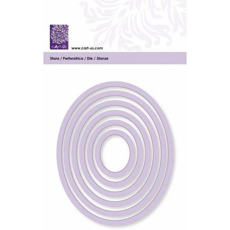 Cart-Us Cutting mat, oval frame, size 6