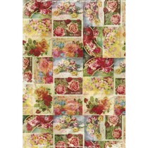 DecoMaché papir, 26x37,5cm, 27g / m2, 3Bogen