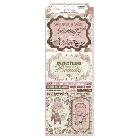 Bo Bunny Klistremerker Primrose sortert,