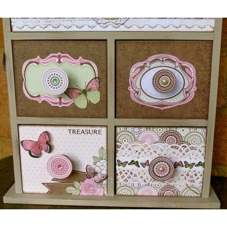 Bo Bunny Klistremerker Primrose sortert,