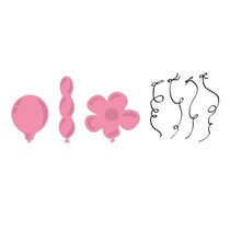 Cutting and embossing stencils Marianne Design Collectables - Balloons