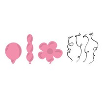 Corte e estampagem stencils Marianne Projeto Colecionáveis ​​- Balões