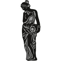Taglio e goffratura stencil Marianne design craftabili - Statua Garden
