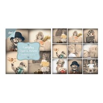 Bloque de papel, 10x10cm - Todos los días - Papel y Fotos