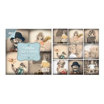 Bloque de papel, 10x10cm - Todos los días - Papel y Fotos