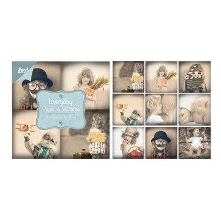 Joy!Crafts und JM Creation Blocco della carta, 10x10cm - Everyday - Paper & Foto