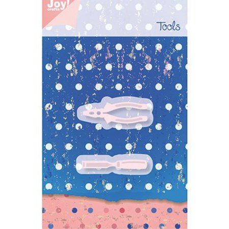 Joy!Crafts und JM Creation Alegria Crafts, puncionamento e de estampagem estêncil, Tongs + goivas
