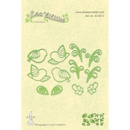 Leane Creatief - Lea'bilities Leabilities, stampen - en embossing mal Llittle vogels