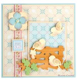 Leane Creatief - Lea'bilities Leabilities, estampación - y plantilla de estampado aves llittle