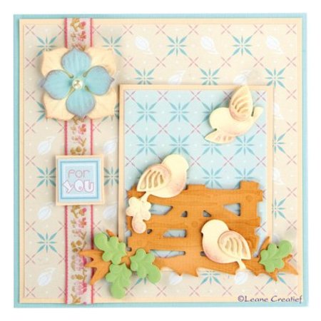 Leane Creatief - Lea'bilities Leabilities, stampen - en embossing mal Llittle vogels