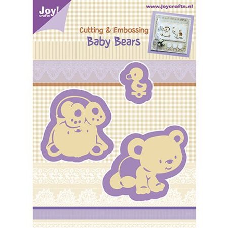 Joy!Crafts und JM Creation Perfuração e Prägeschabloen, Baby Bear