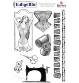 IndigoBlu Stamp A5: Sewing mends the soul, 200x140mm