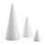 Objekten zum Dekorieren / objects for decorating Cono Styrofoam, pieno, altezza 6,5 ​​centimetri o 12 centimetri