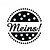 Stempel / Stamp: Holz / Wood Wood mini stamp with German words "mine", 2cm ø