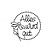 Stempel / Stamp: Holz / Wood holze mini stamp with German text "all good", ø 2cm