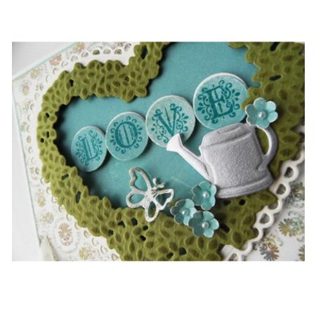 Marianne Design Cutting and embossing stencils, Craftables - Topiary Heart
