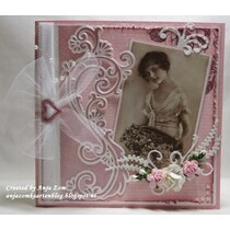 Snijden en embossingstencils Creatables - grens Anja's Elegant