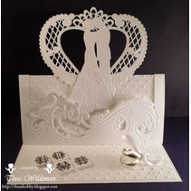 Cutting and embossing stencils Creatables - wedding couple