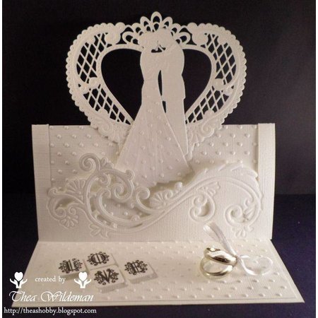 Marianne Design Cutting and embossing stencils Creatables - wedding couple