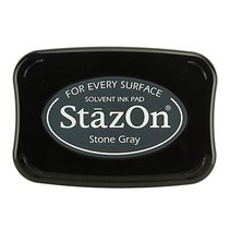StazOn tampon d'encre - gris pierre