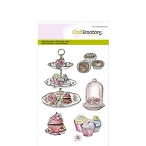 Craft Emotions Transparent stamps A6, delicacy "High Tea Rose"