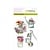 Crealies und CraftEmotions Craft Følelser Transparent frimerker A6, vanning pumpe Botanisk Summer