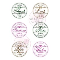 A7 Stamp Set cercle Salutations