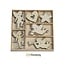Crealies und CraftEmotions Holiday Ángel 30 piezas en una caja de madera !! 10,5 x 10,5 cm