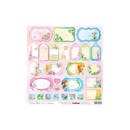 Wild Rose Studio`s Designerpapier, Dream Land Cards and Labels
