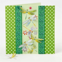 12 hojas diferentes, pegatinas 3D, surtido, 10x22,5 cm + 1 hoja 3D Margaritas