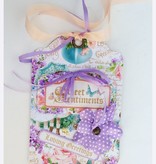 Graphic 45 Cardstock sweet sentiments, 2 Bogen