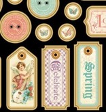 Graphic 45 Chipboards, ausgestanzte Teile, Sweet Sentiments Collection