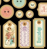 Graphic 45 Fóruns Chip, peças estampadas, sentimentos doces Coleção