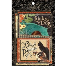 Raining Cats & Dogs - Journaling Kort & Ephemera