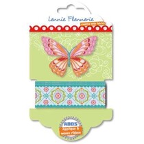 Lennie Flennerie, butterfly fabric ribbon and applique