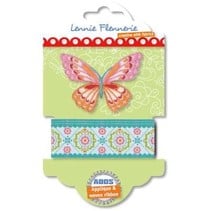 Lennie Flennerie, butterfly fabric ribbon and applique