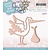Yvonne Creations Goffratura e taglio template, cicogna