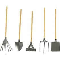 outils de jardin Mini, L: 11 cm, par 5
