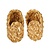 Objekten zum Dekorieren / objects for decorating Sapatos de palha Nostálgico em bela qualidade, L: 8 cm, 1 par